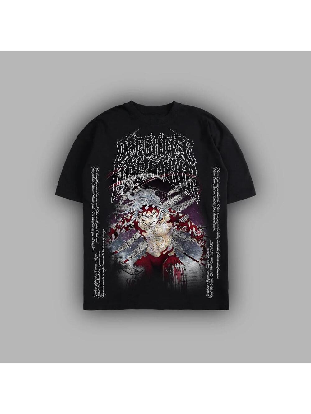 Dechire x The Demon King 'Ltd’ 6oz OS Tee in Black (4XL)